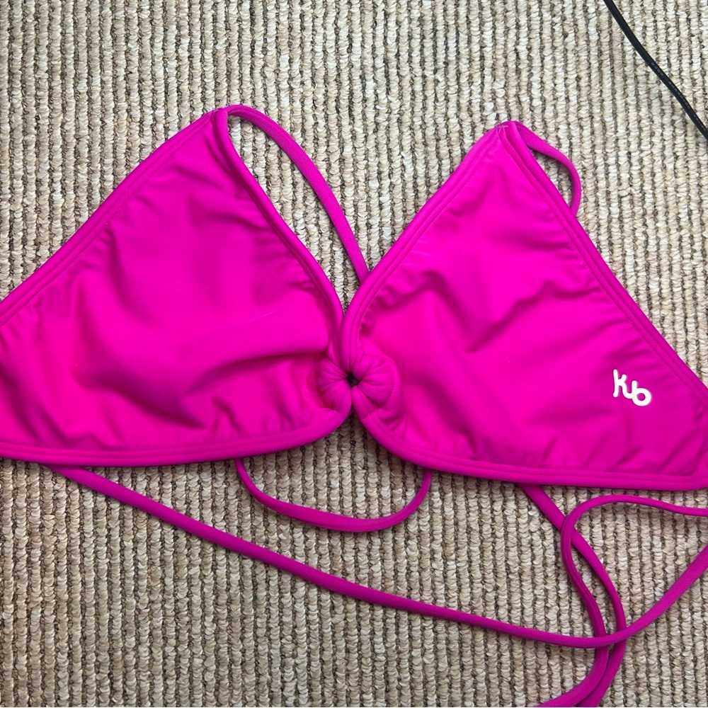 Kauai Bikini neon pink “Hammer Top”